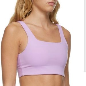 Girlfriend Collective Tommy Cropped Bra, XXL, Lilac